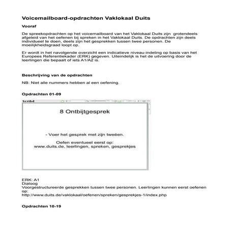Vmb Niveau Indeling | PDF