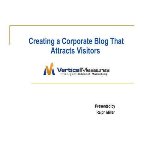 Corporate Blogging