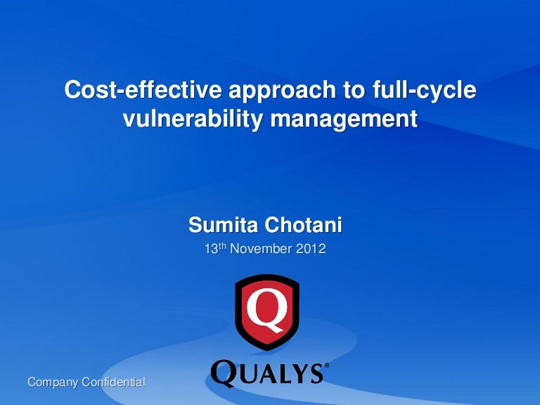 full-cycle vulnerability management
