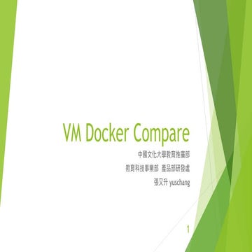 Vm docker compare