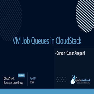 VM Job Queues in CloudStack