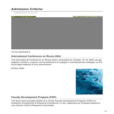 "Empowering Knowledge and Discovery at Vinayaka Missions Research Foundation"