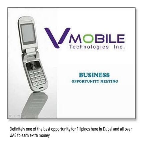 VMOBILE DUBAI ,BUSINESS PRESENTATION 
