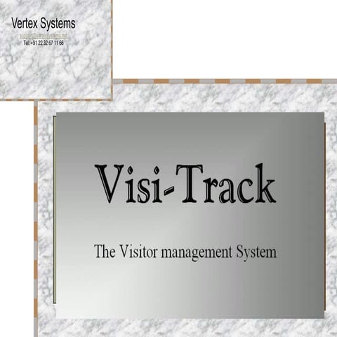 Visitor Management SOlution