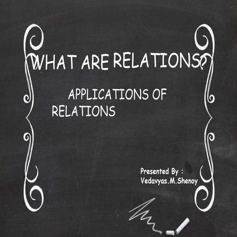 Relations and Its Applications | PPTX | Databases | Computer Software ...