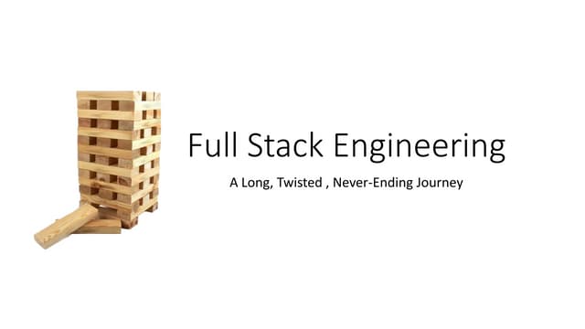 VMUG - My Journey to Full Stack Engineering