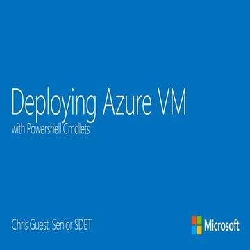 Vmug azure vm_chris guestslides