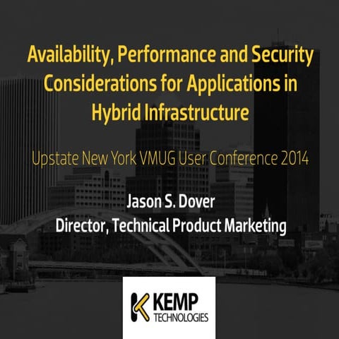 Application Availability, Performance & Security for Hybrid Cloud