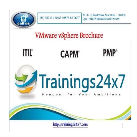 Trainings24X7 Vmware Training (vSphere)