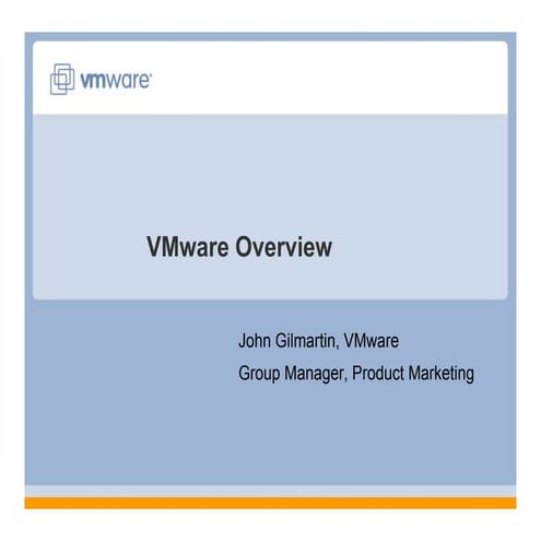 VMware Overview