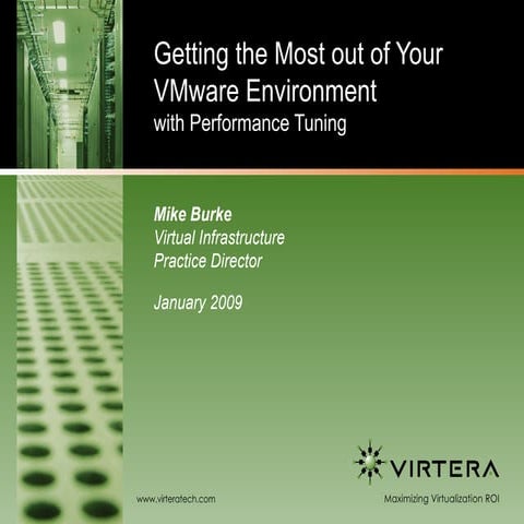 VMWare Performance Tuning by  Virtera (Jan 2009)