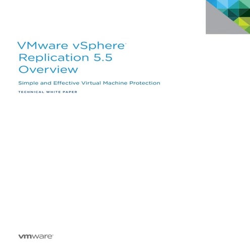 V mware v-sphere-replication-overview