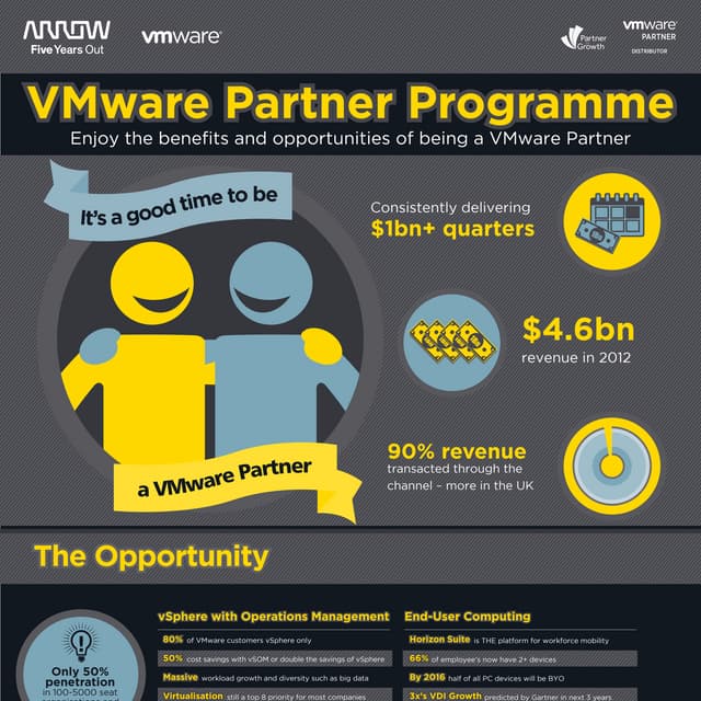 Partnering with VMware Infographic
