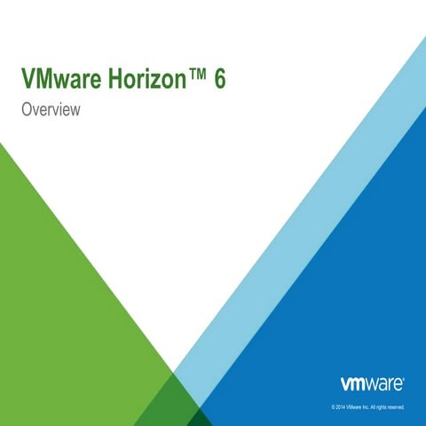 V mware horizon 6 knowledge transfer