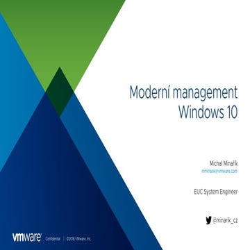 Moderní management Windows 10