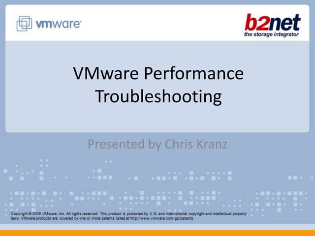 VMware Performance Troubleshooting