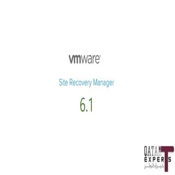 Vmware srm 6.1