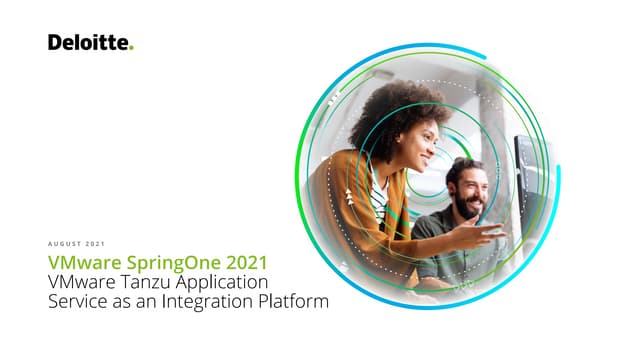 VMware Tanzu Application Service as an Integration Platform