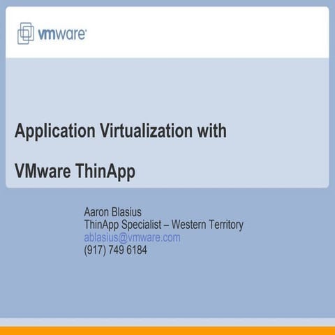 V mware+thin app+-+gcvmug