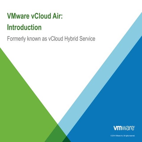 VMware vCloud Air: Introduction
