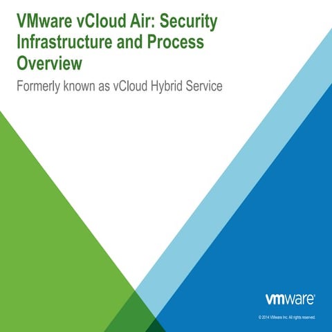 VMware vCloud Air: Security Infrastructure and Process Overview