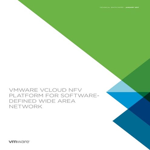Vmware vcloud nfv   sdwan