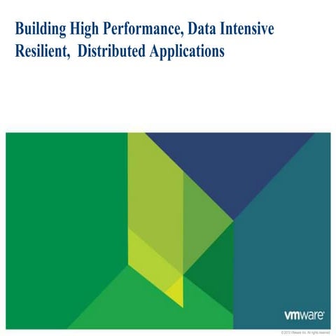 VMware vFabric gemfire for high performance, resilient distributed apps