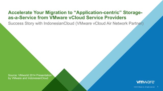 Accelerate Your Migration to "Application-Centric" Storage-as-a-Service from ...