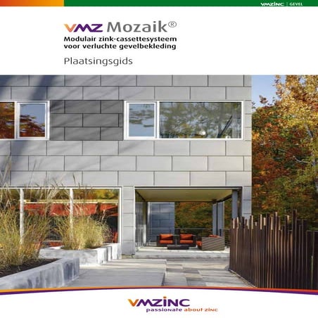 Vmzinc-plaatsingsgids vmz mozaik | PDF