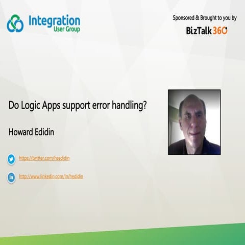 Do Logic Apps support error handling?