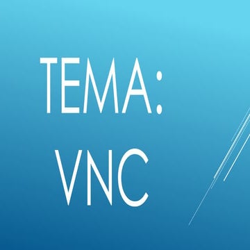 Vnc presentación | PPTX