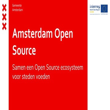 VNG Realisatie common ground field day 2018   Amsterdam Open Source