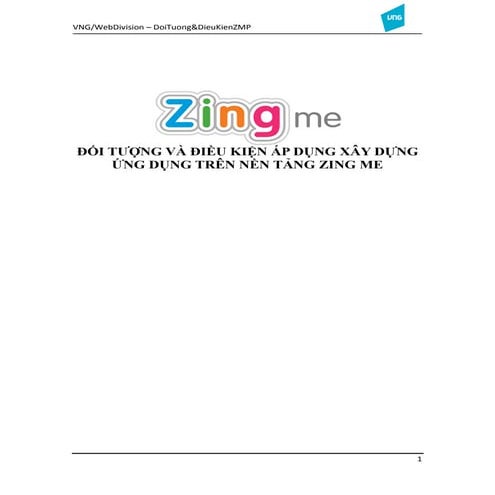 Zing Me Platform Policy