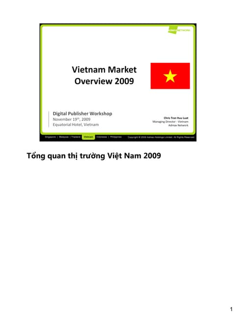 Vietnam digital marketing overview 2009