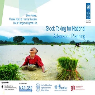 NAP Training Viet Nam - Stock Taking for National Adaptation Planning