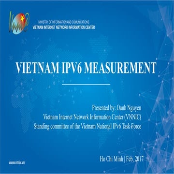 Vietnam IPv6 Measurement