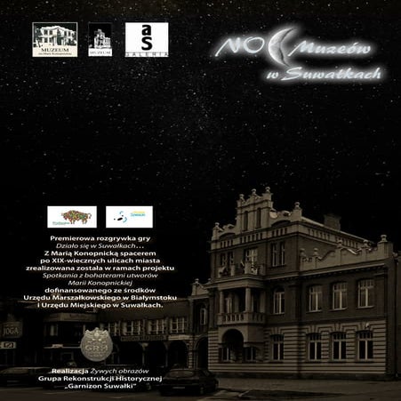V noc muzeów w Suwałkach   zaproszenie