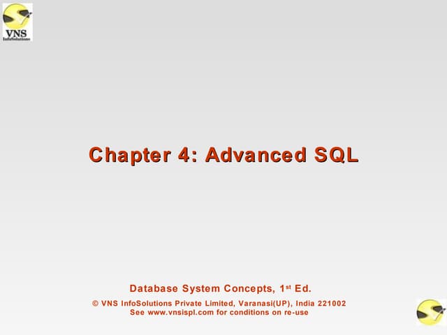 VNSISPL_DBMS_Concepts_ch4