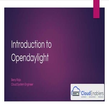 Introduction to Opendaylight