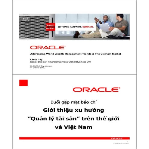 World Wealth Management Trends & The Vietnam Market