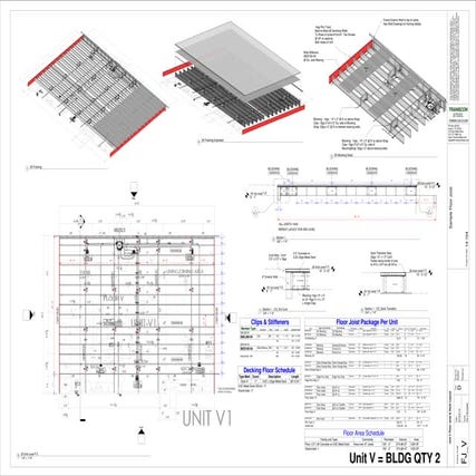 BIM Metal Floor Joists Drawing