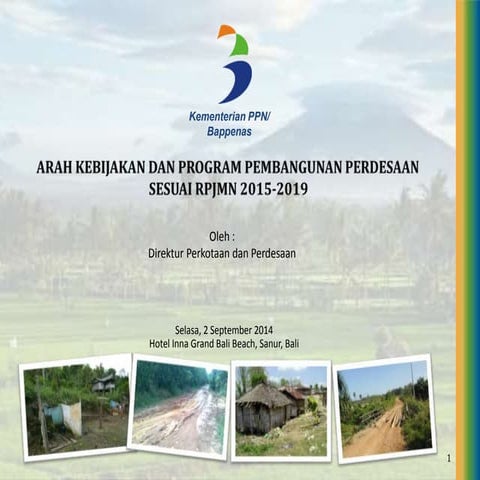 Vo2 selasa 2 vo 2 september 2014 arah kebijakan dan program pembangunan perde...