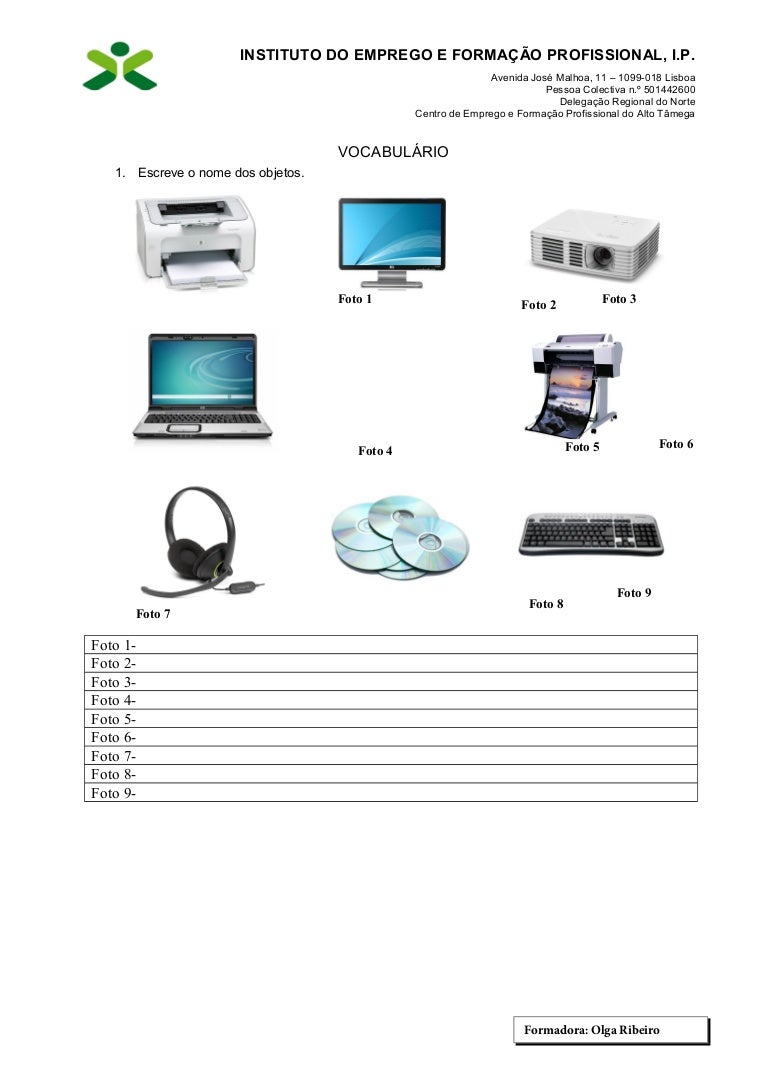 Vocabulario hardware