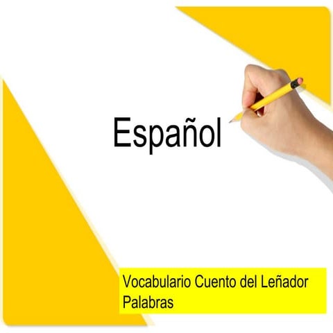 Vocabulario leñador