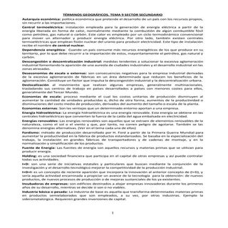 Vocabulario tema 9