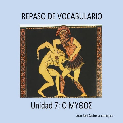 Vocabulario unidad 7