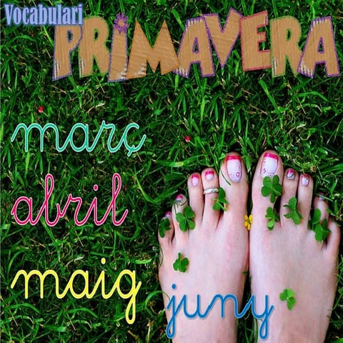 Vocabulari primavera primer