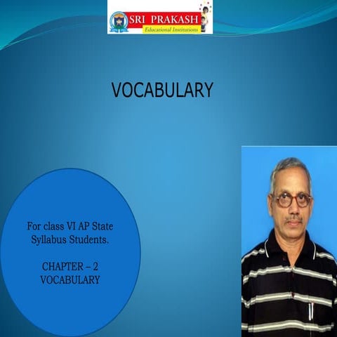 Vocabulary