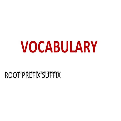 Vocabulary cmat13