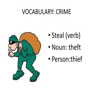 Vocabulary crime
